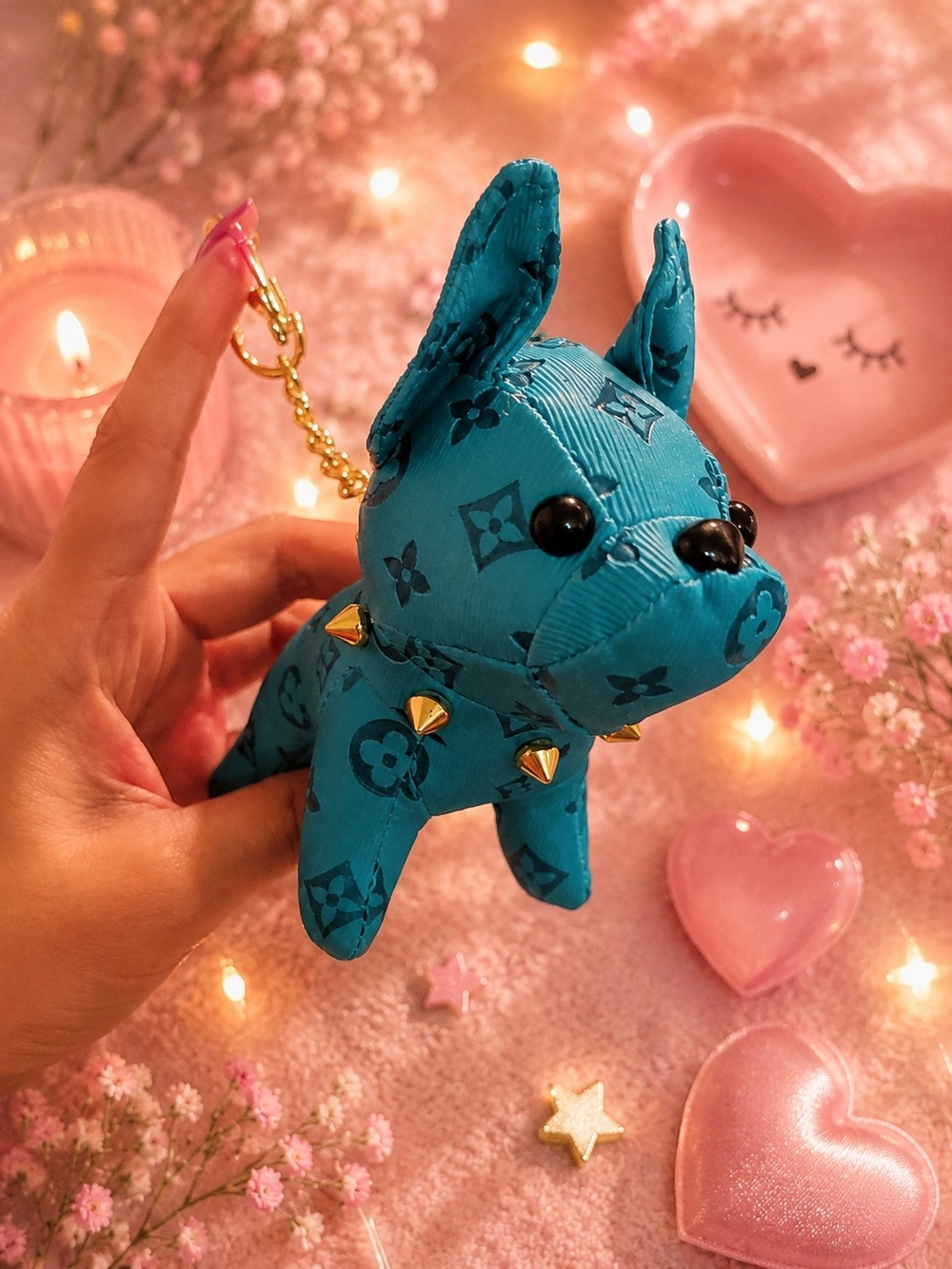Dog Charm Teal